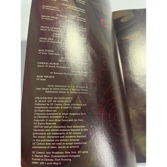 Crossing Midnight #2 (DC Comics, April 2008) Trade Paperback Graphic Novel - Picture 8 of 9